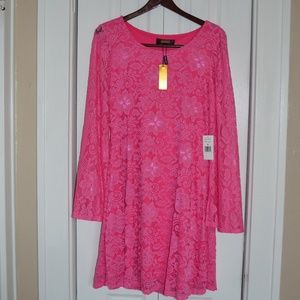 Nordstrom Pink Lace Cocktail Dress